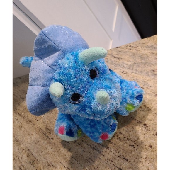 Wild Republic - Sweet and Sassy - 12" Triceratops Blue with Tags - Picture 2 of 11
